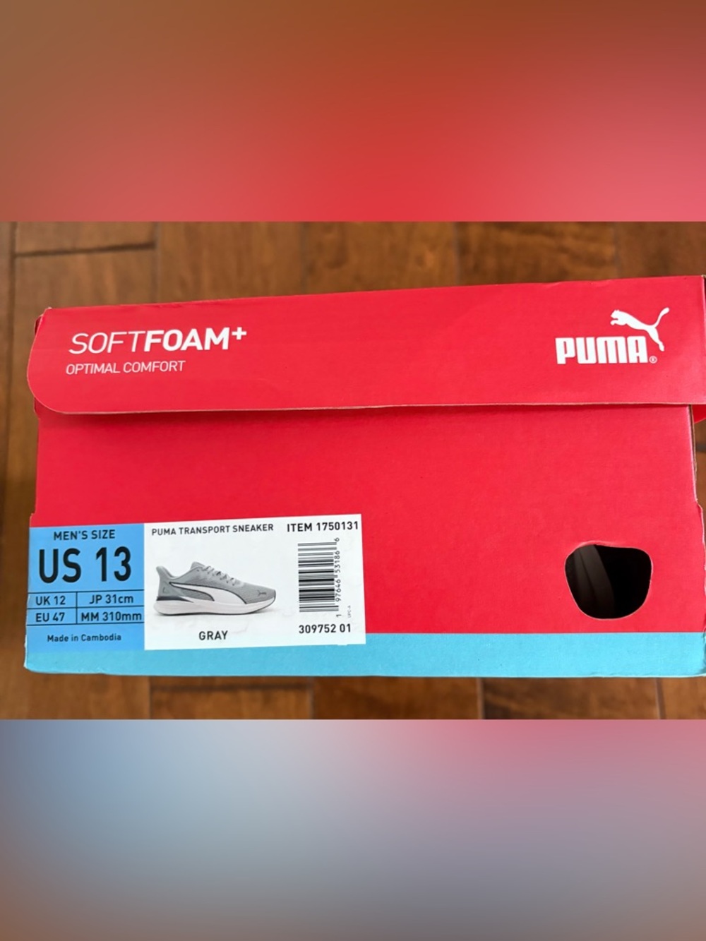 ❤️Puma Men's Light Gray Mesh Lace-Up Sneakers Athletic Shoe New size 13 - Picture 5 of 12